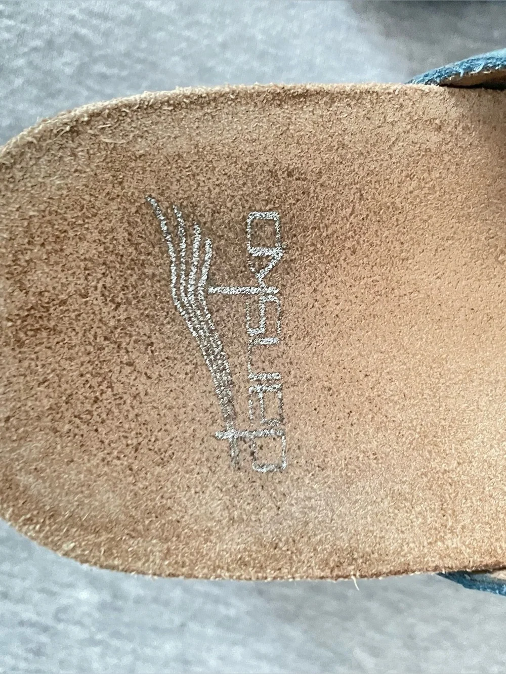 Dansko Susie Sz 38 US 7.5-8 Light Blue Cork Wedge Sandals with Buckle New No Box